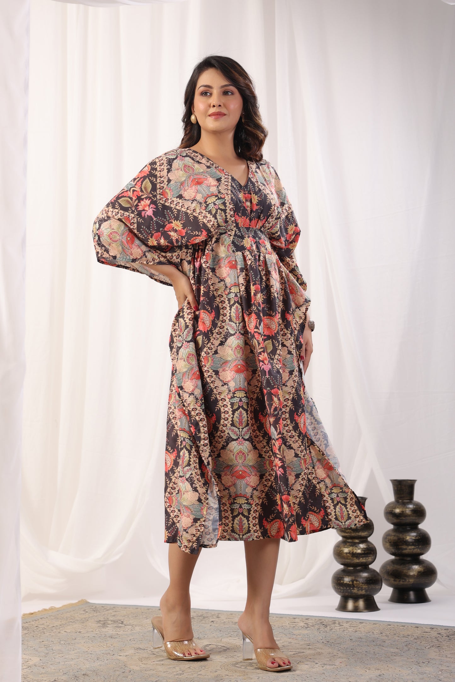 Designer Poly Viscose Kaftan