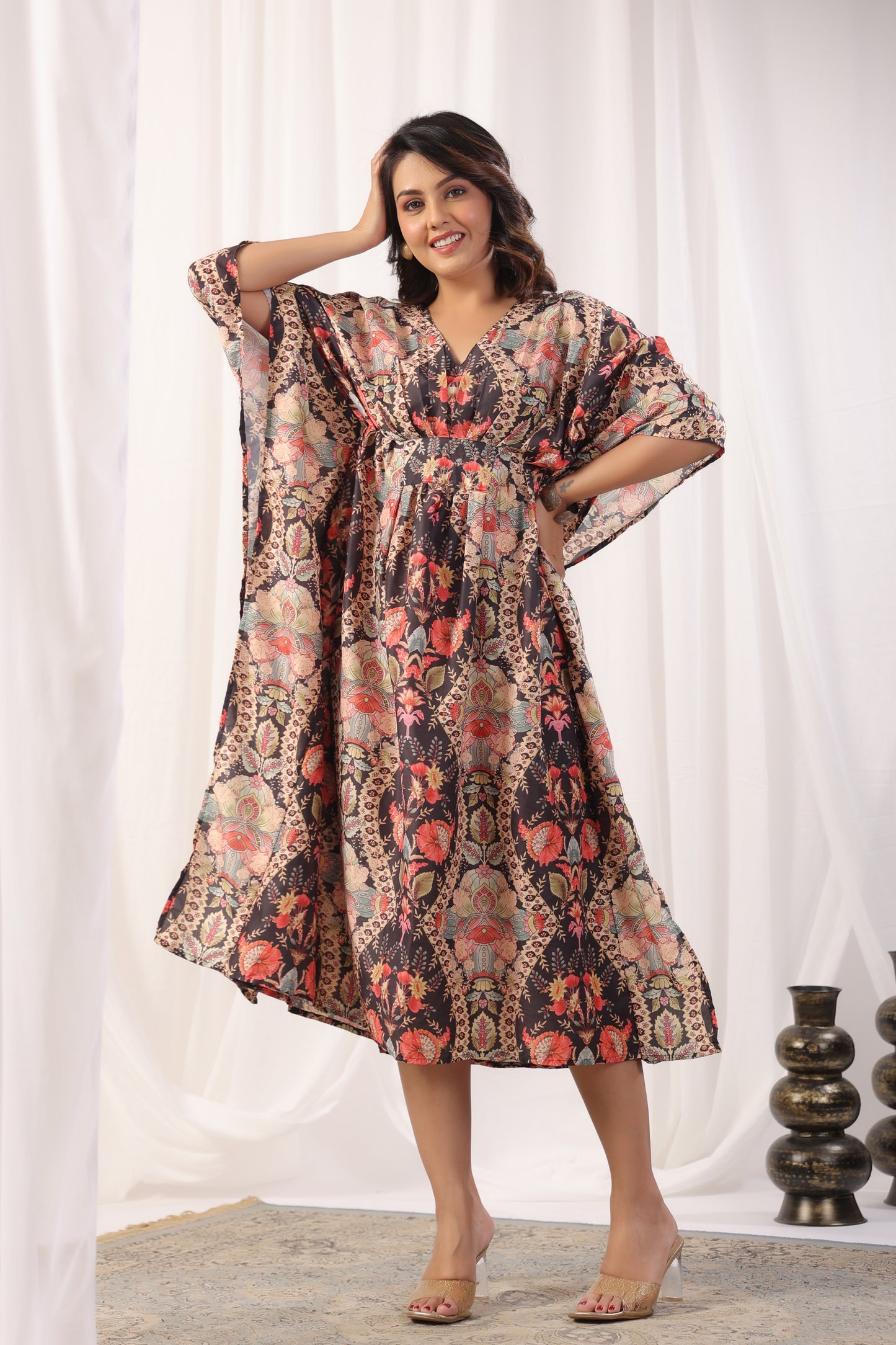 Designer Poly Viscose Kaftan