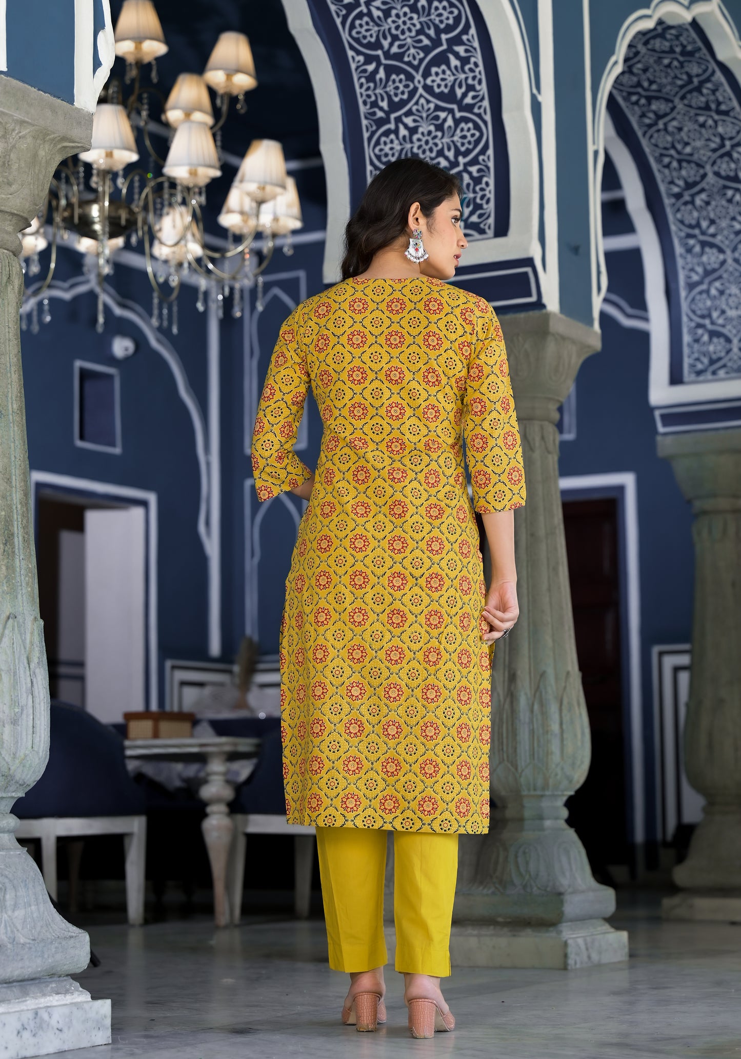 Applique Cotton Suit Set