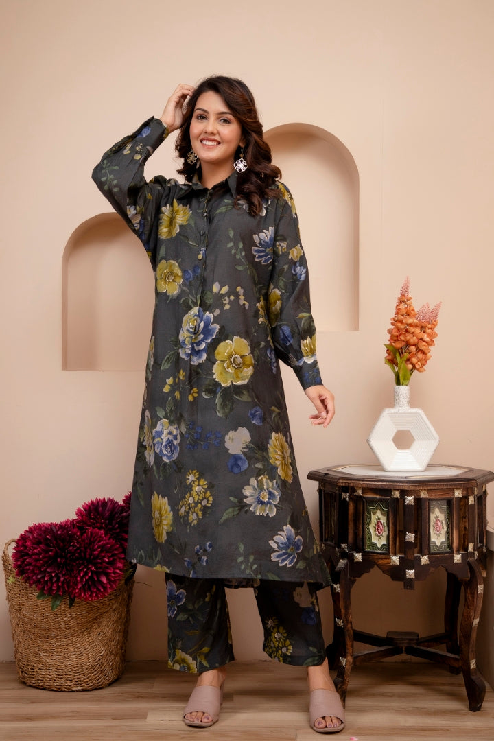 Premium Muslin Co-Ord Set