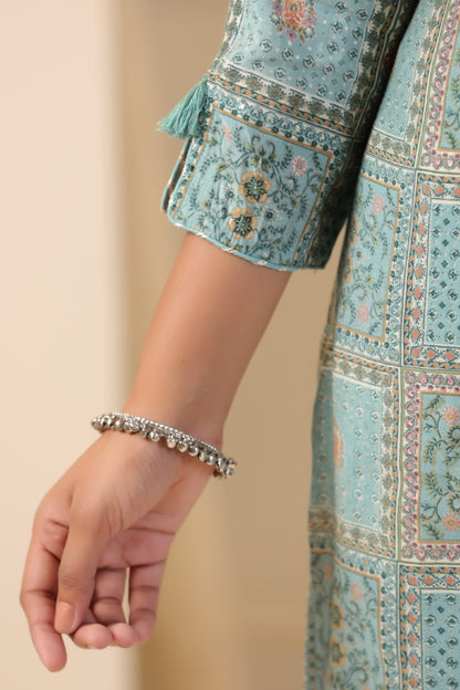 Modal-Muslin Kurta Pant Set