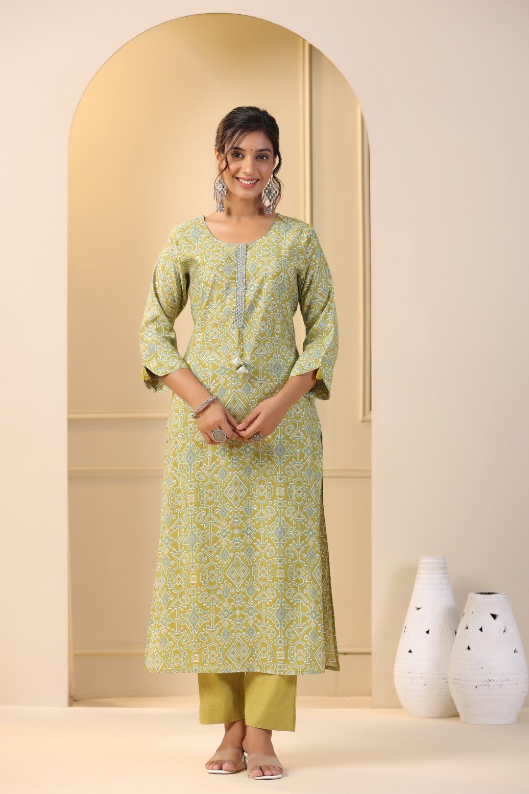 Modal-Muslin Kurta Pant Set