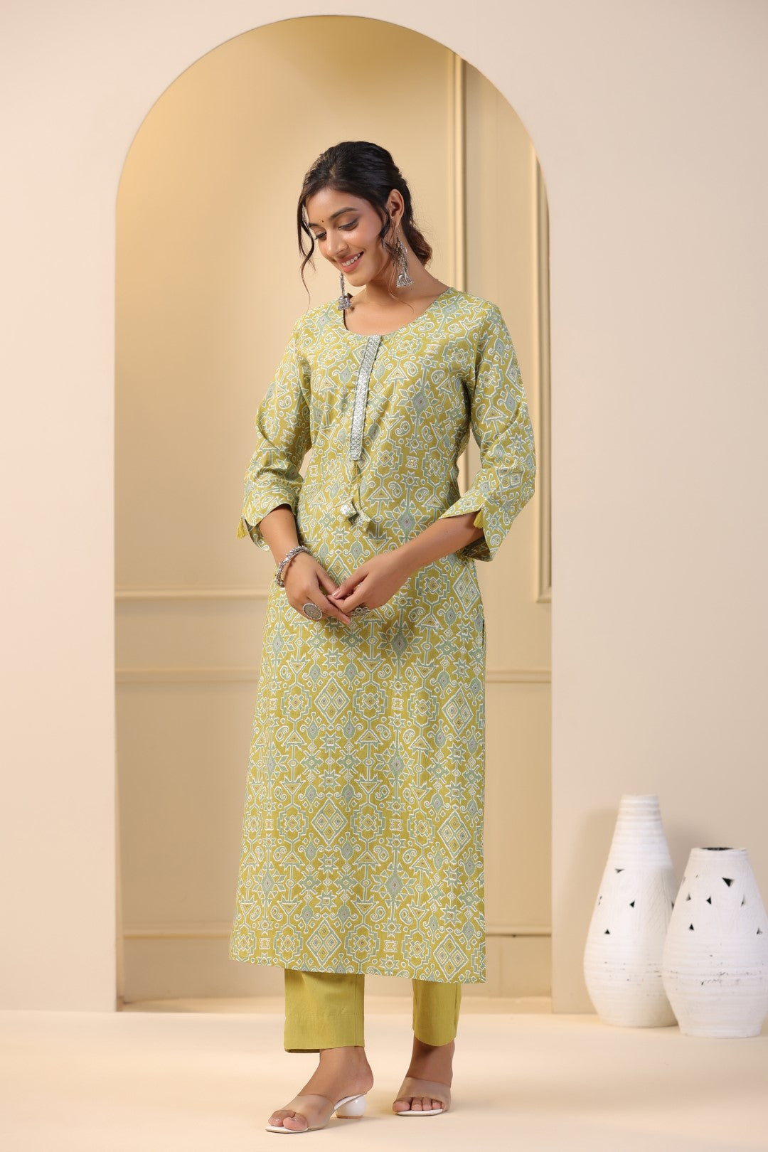Modal-Muslin Kurta Pant Set