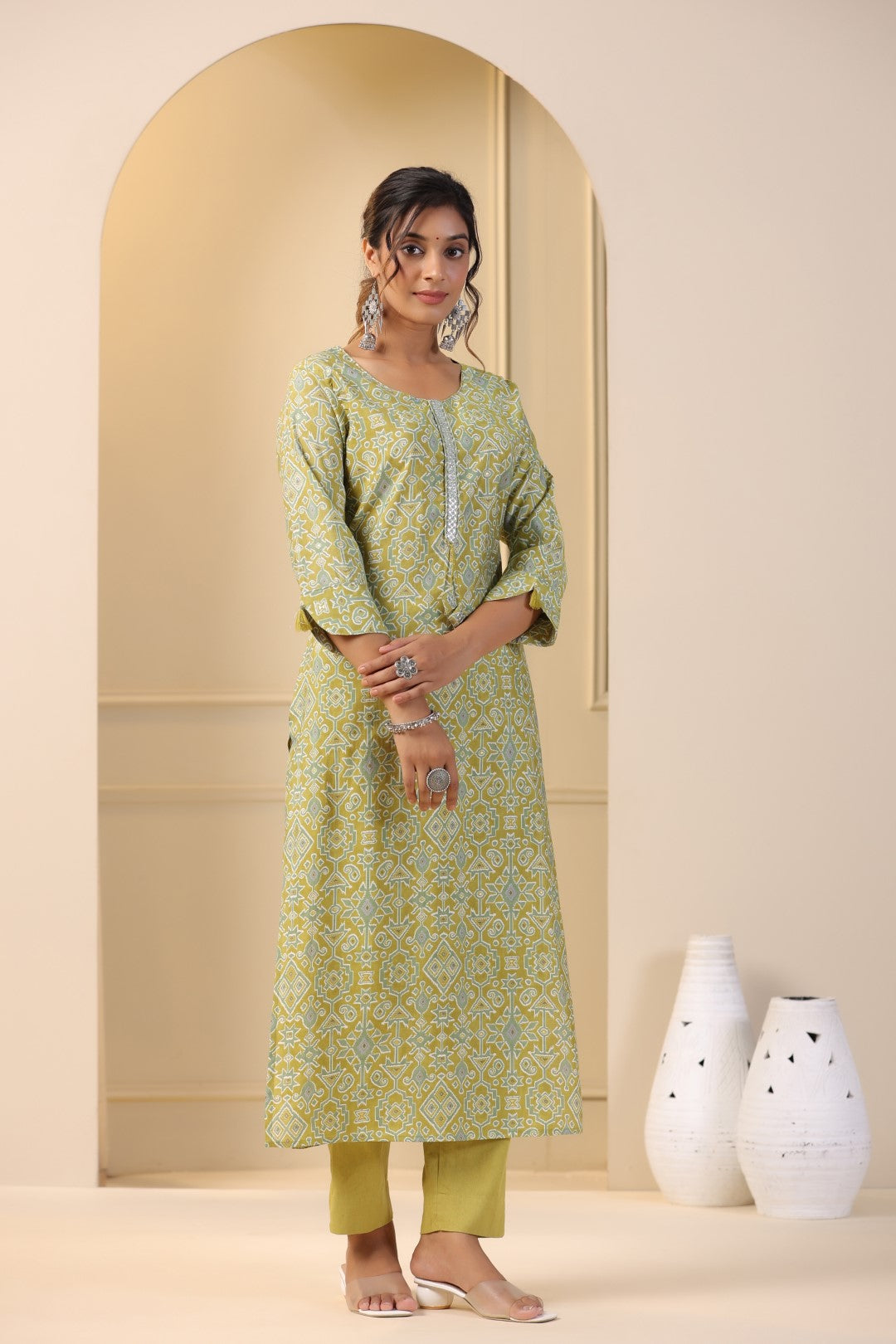 Modal-Muslin Kurta Pant Set