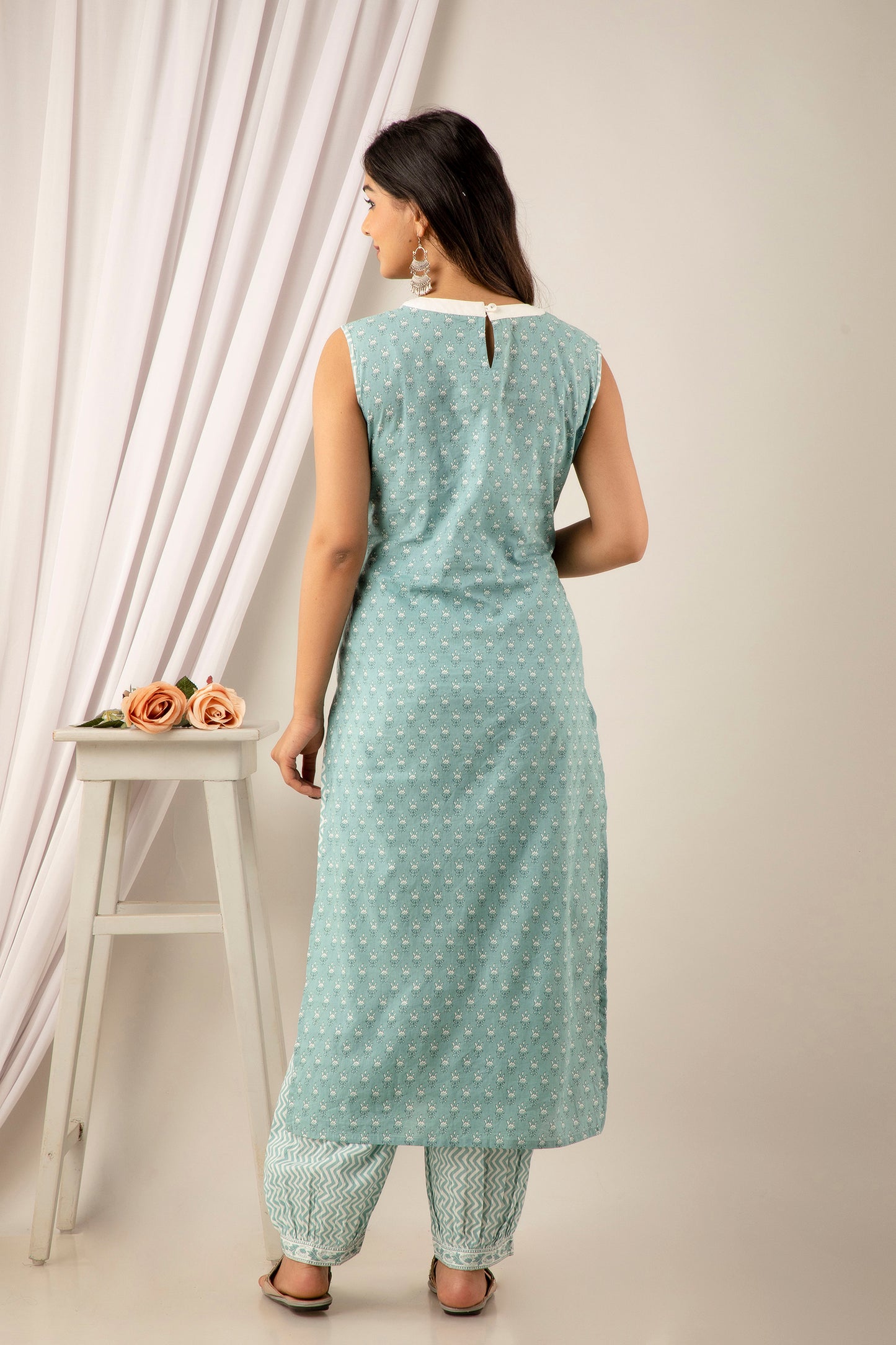 Premium Cotton Floral Pant Set