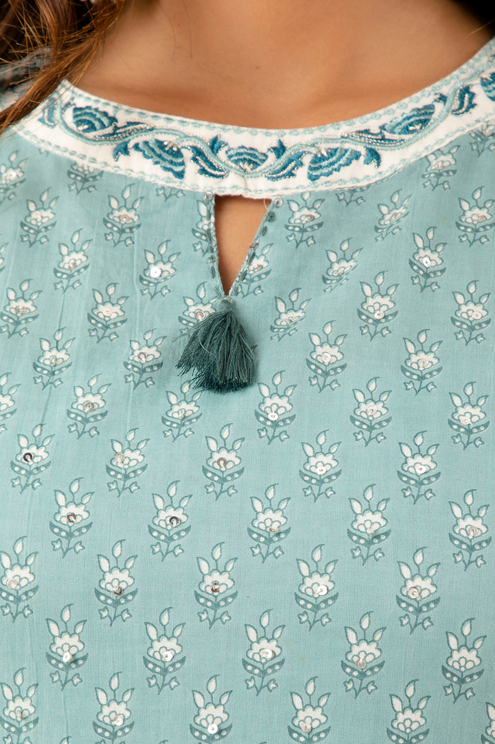 Premium Cotton Floral Pant Set