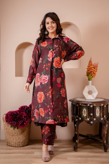 Premium Muslin Co-Ord Set