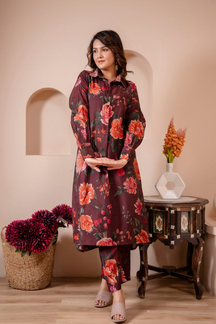 Premium Muslin Co-Ord Set