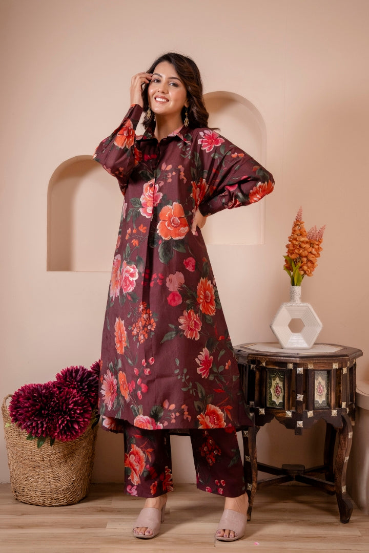 Premium Muslin Co-Ord Set