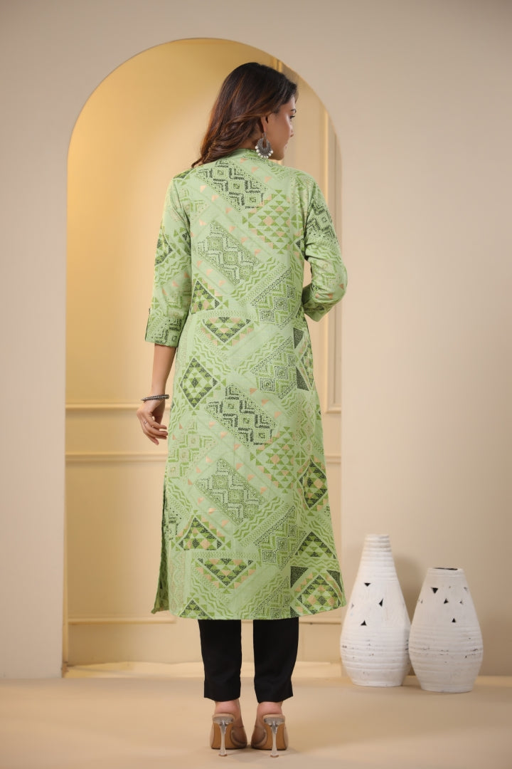 Princess Cut Cotton Kurta
