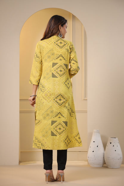 Princess Cut Cotton Kurta
