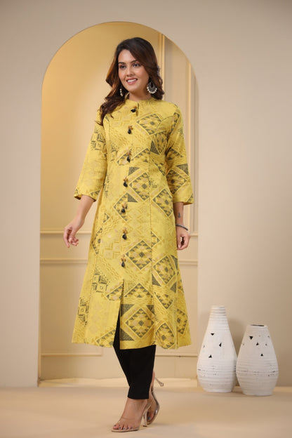Princess Cut Cotton Kurta