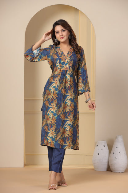 Muslin Kurta Pant Set