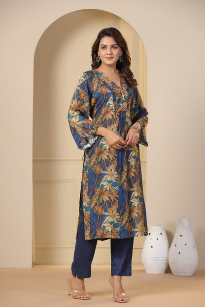 Muslin Kurta Pant Set