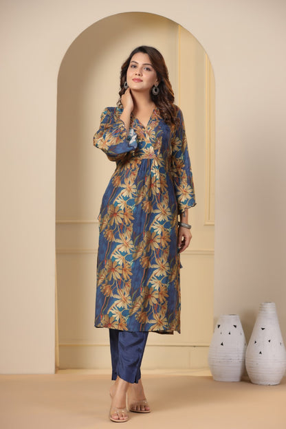 Muslin Kurta Pant Set