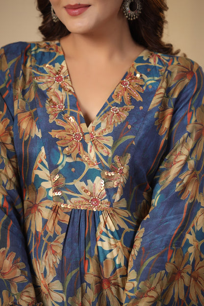Muslin Kurta Pant Set