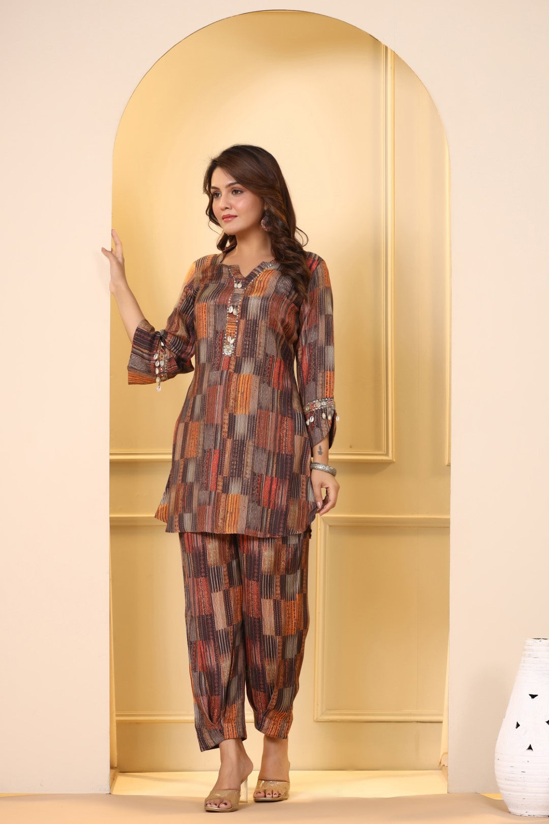 Pure Muslin Co-ord Set