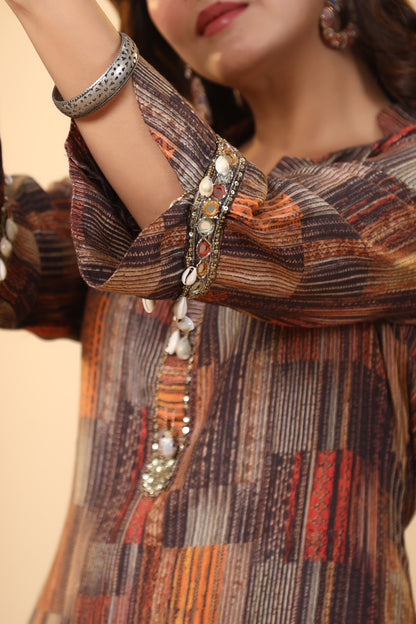 Pure Muslin Co-ord Set